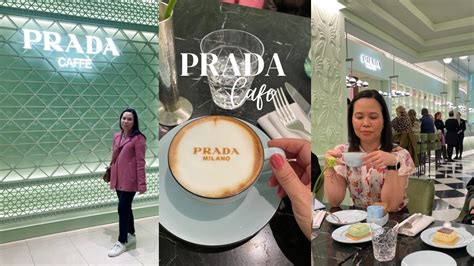 Prada Harrods menu